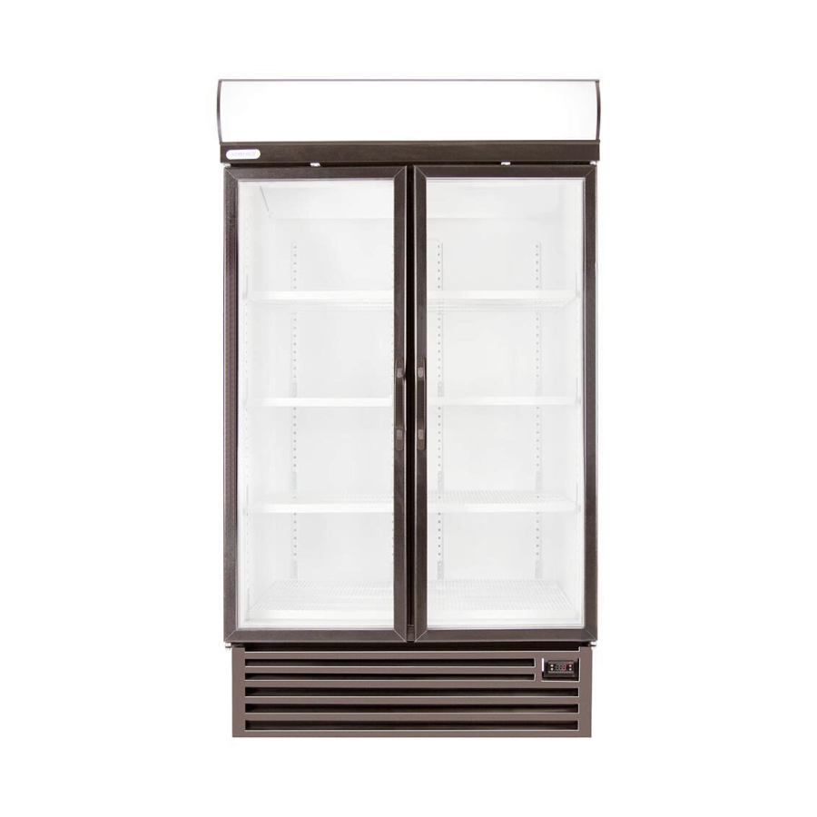 Staycold Double Hinged Door Upright Cooler - HD1140