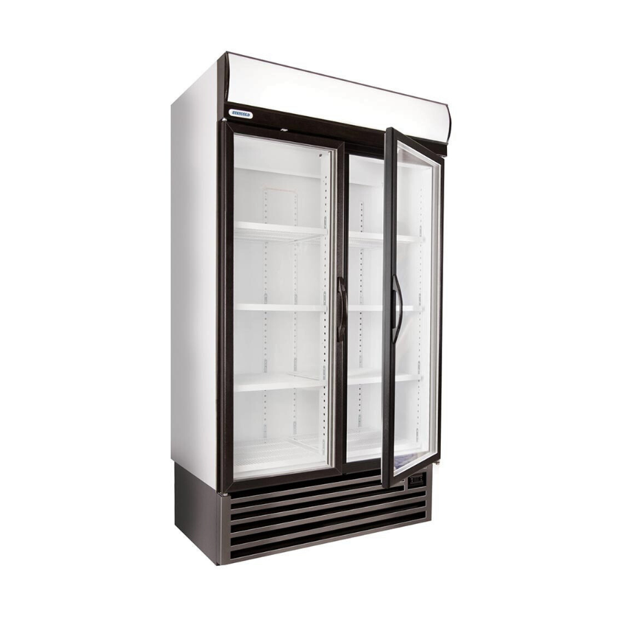 Staycold Double Glass Door Display Freezer - HD1140F