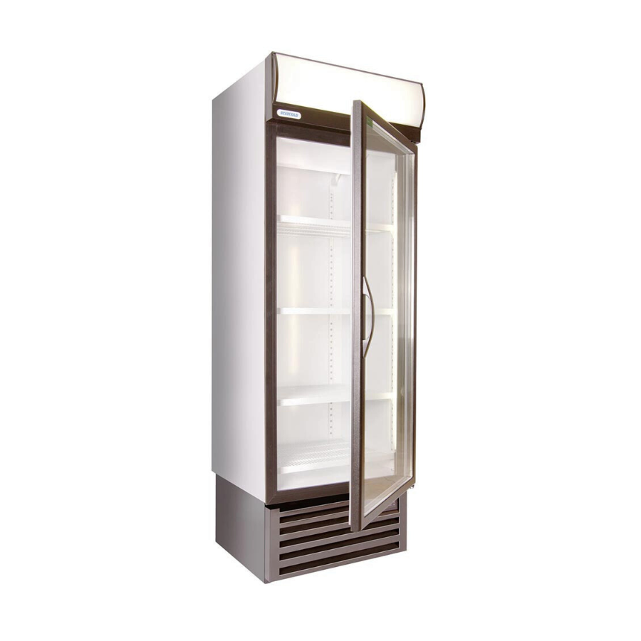 Staycold Single Glass Door Display Freezer - HD690F