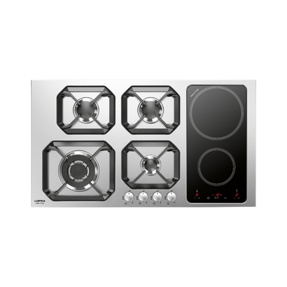 Lofra Black Line Built-In Combo Hob - 90cm
