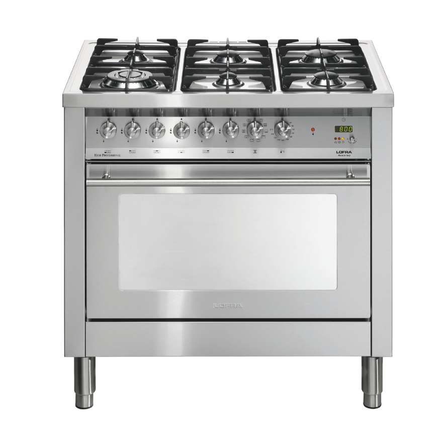 Lofra Professional Electric Oven with 5 Burner Gas Top – 90cm