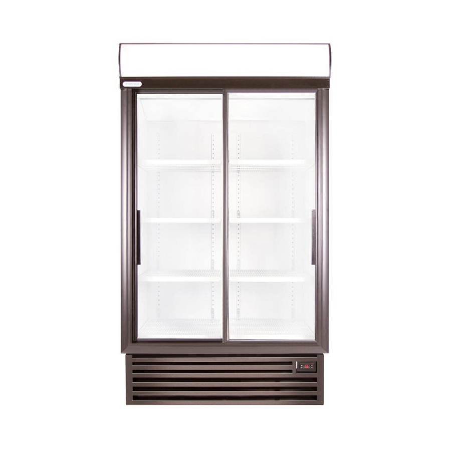 Staycold Double Sliding Door Upright Cooler - SD1140