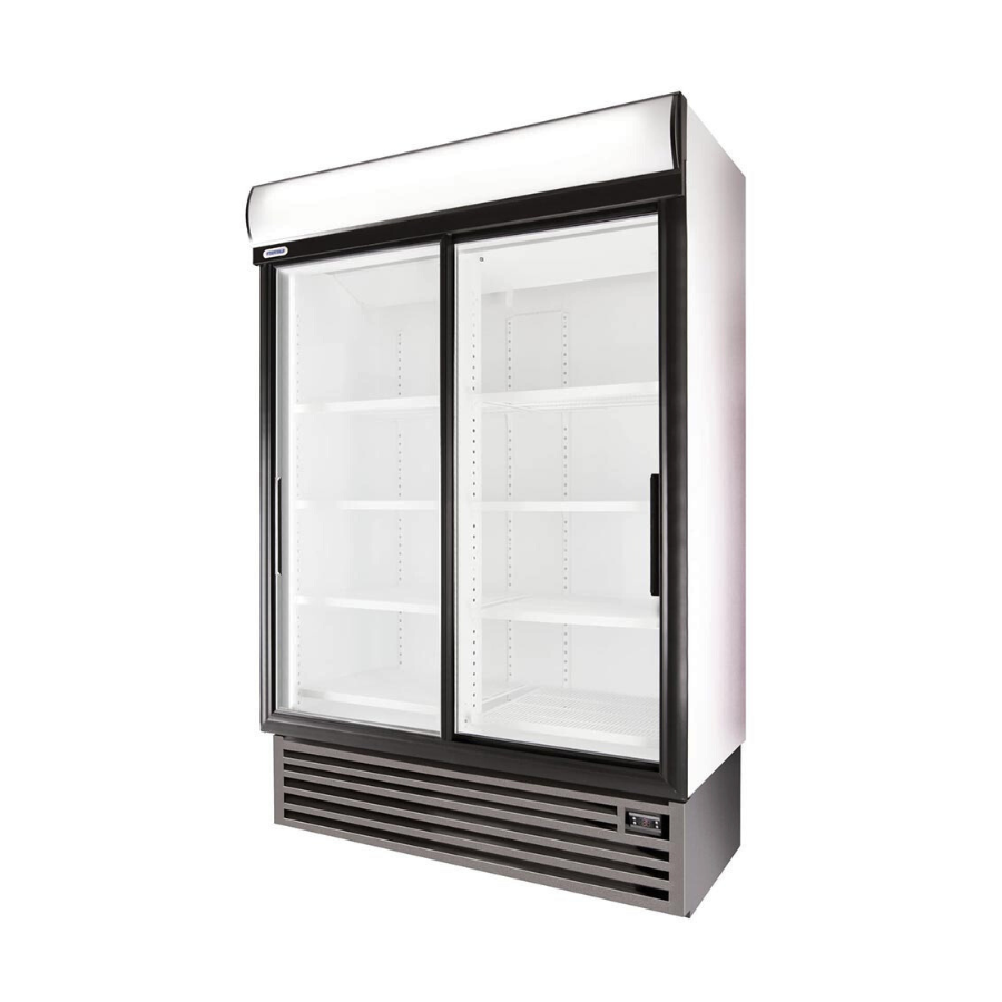Staycold Double Sliding Door Upright Cooler - SD1360
