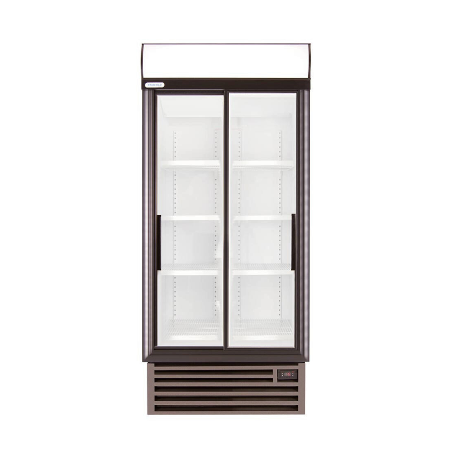 Staycold Double Sliding Door Upright Cooler - SD890