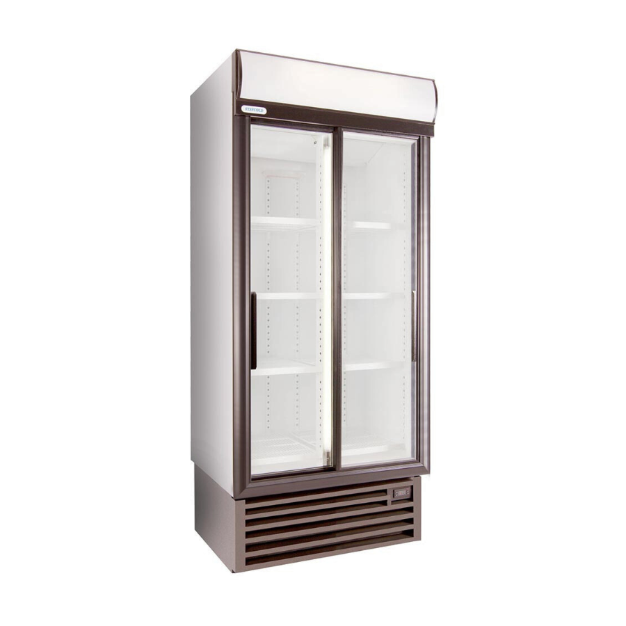 Staycold Double Sliding Door Upright Cooler - SD890