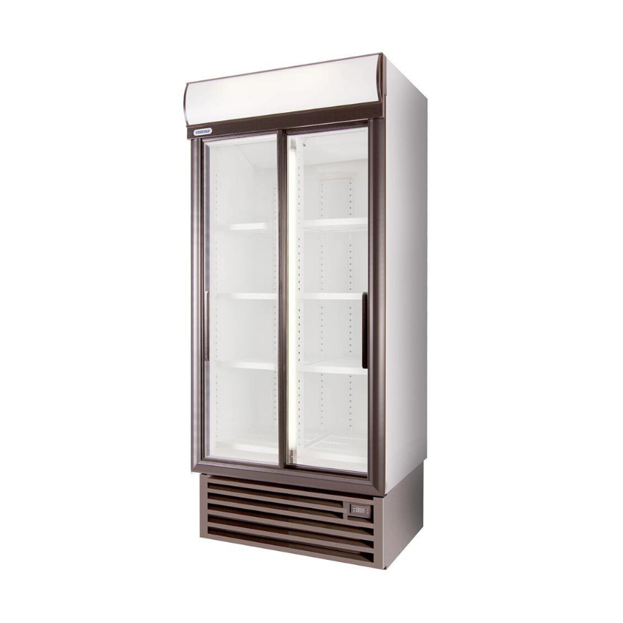 Staycold Double Sliding Door Upright Cooler - SD890