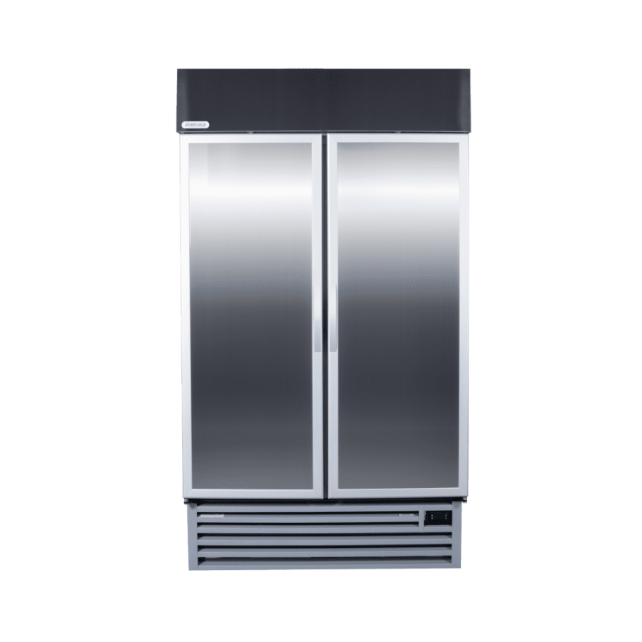 Staycold Double Solid Door Display Freezer - SHD1140F