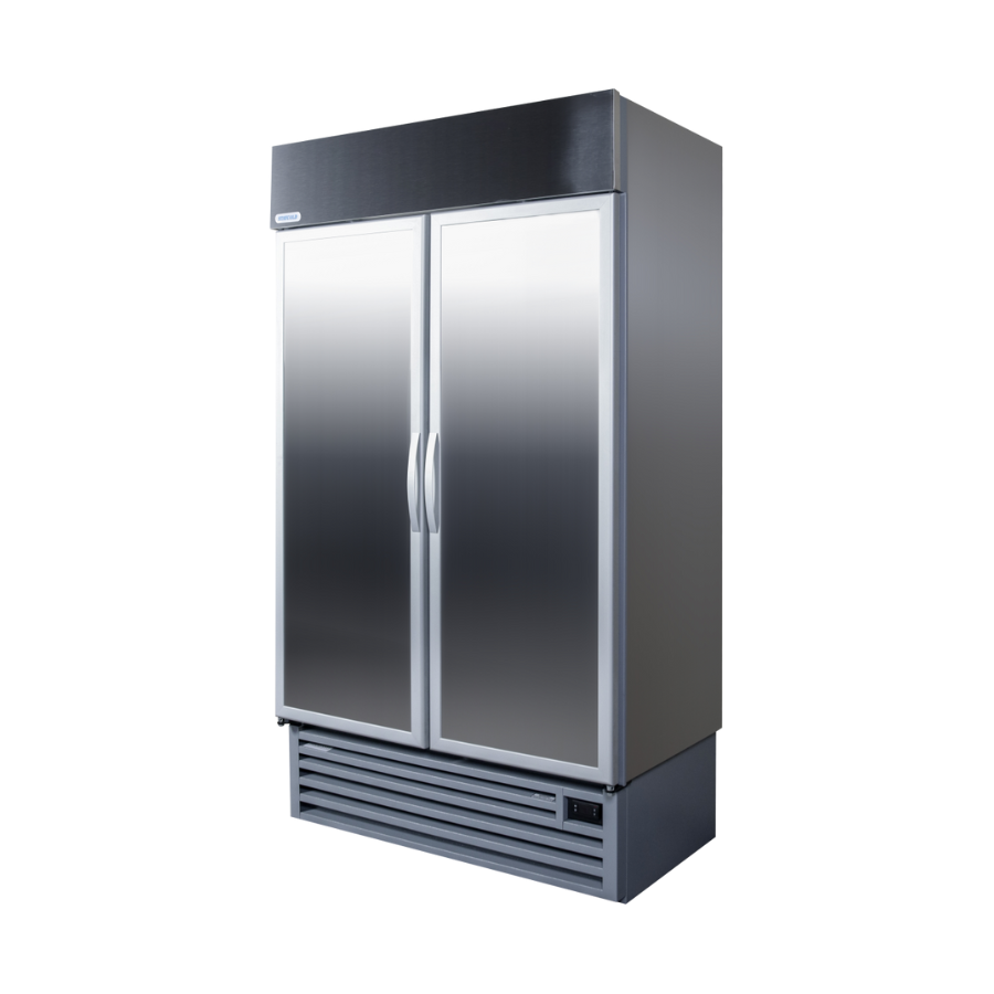 Staycold Double Solid Door Display Freezer - SHD1140F