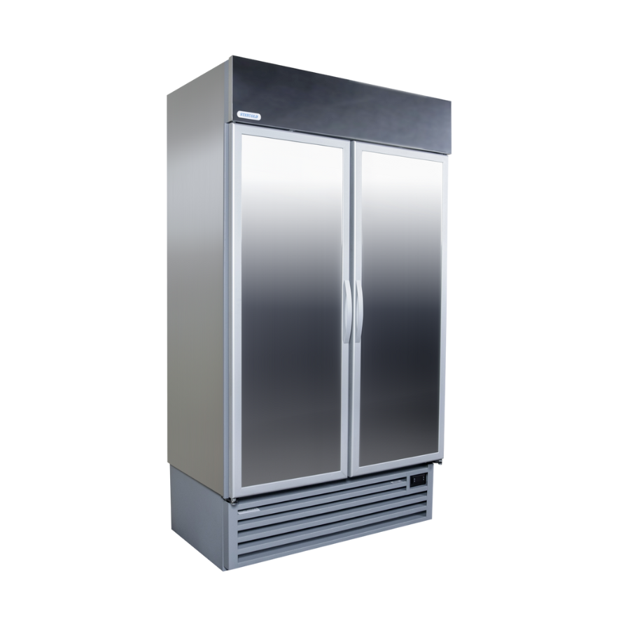 Staycold Double Solid Door Display Freezer - SHD1140F