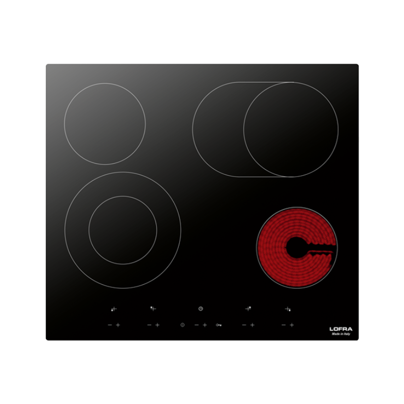 Lofra Black Line Built-In Vitroceramic Hob - 60cm