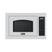 A Lofra 3000 stainless steel microwave oven with a black glass door window and a black control panel on the right side, shown against a plain white background.