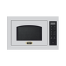 A Lofra 3000 stainless steel microwave oven with a black glass door window and a black control panel on the right side, shown against a plain white background.