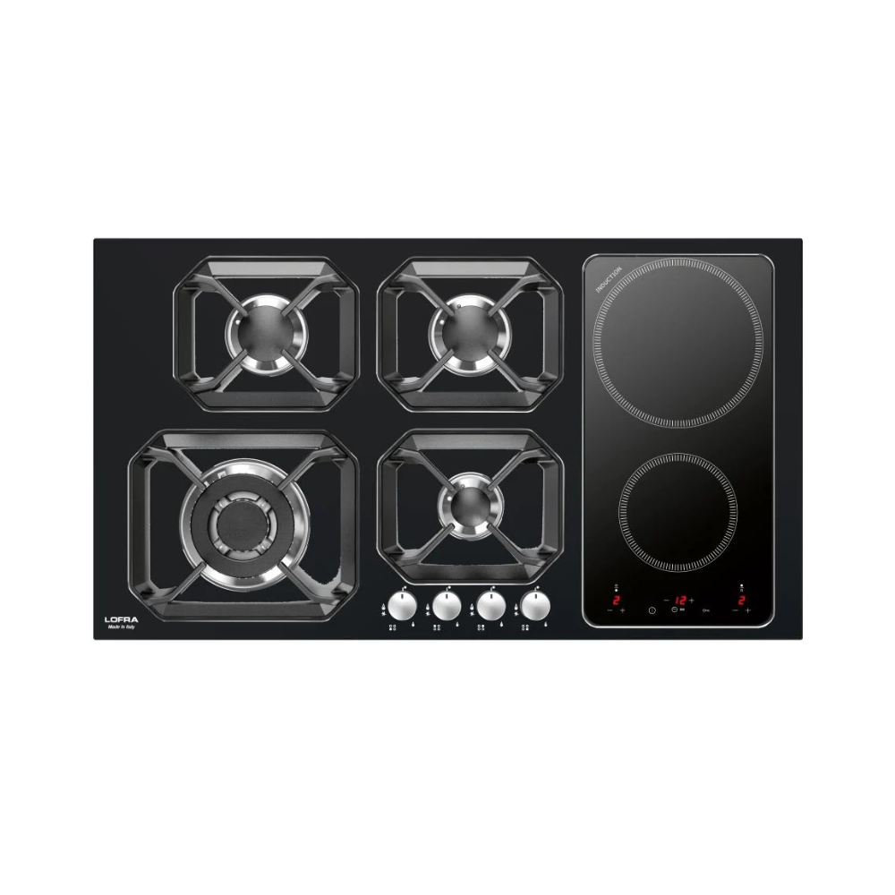 Lofra Black Line Built-In Combo Hob - 90cm