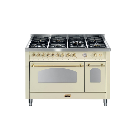 Lofra Dolce Vita Electric Oven with 7 Burner Gas Top – 120cm (Gold)