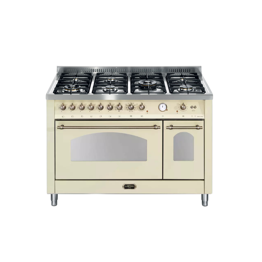 Lofra Dolce Vita Electric Oven with 7 Burner Gas Top – 120cm (Bronze)