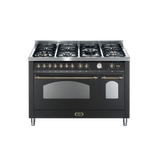 Lofra Dolce Vita Electric Oven with 7 Burner Gas Top – 120cm (Bronze)