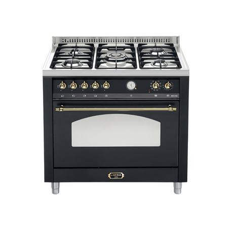 Lofra Dolce Vita Electric Oven with 5 Burner Gas Top – 90cm (Gold)