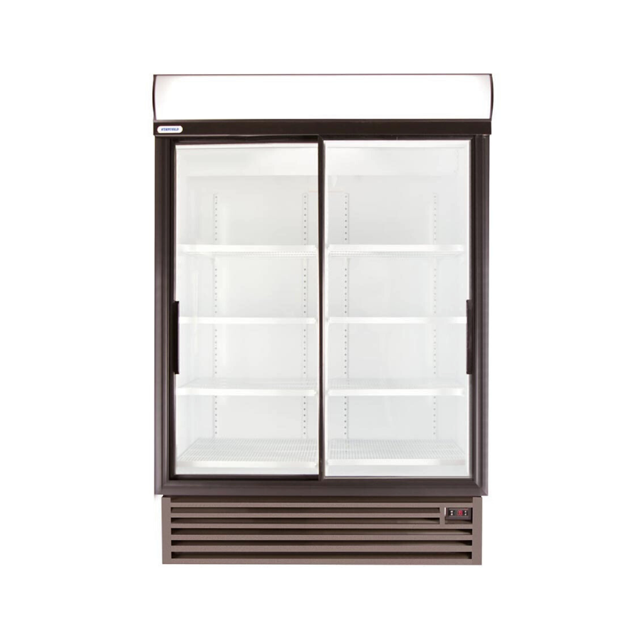 Staycold Double Sliding Door Upright Cooler - SD1360