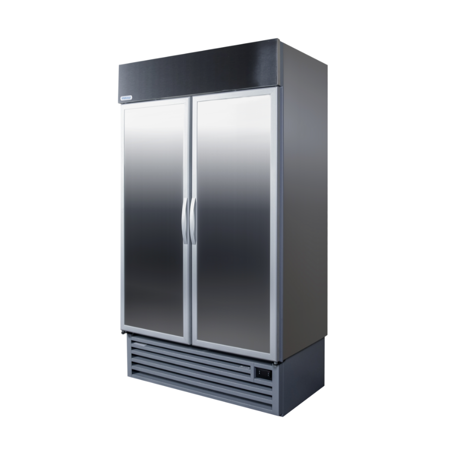 Staycold Double Solid Hinged Door Upright Cooler - SHD1140