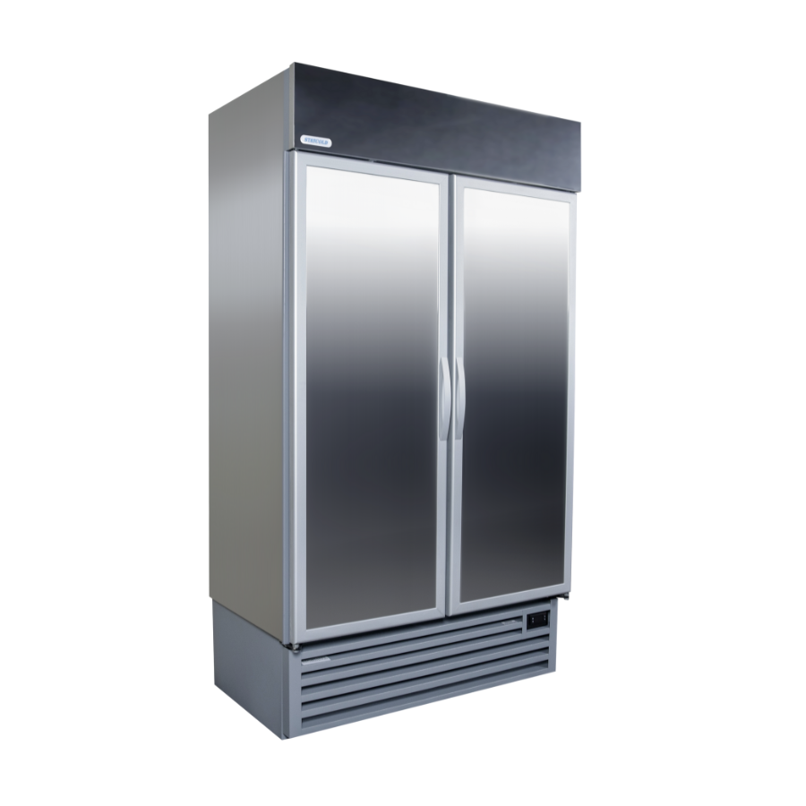 Staycold Double Solid Hinged Door Upright Cooler - SHD1140