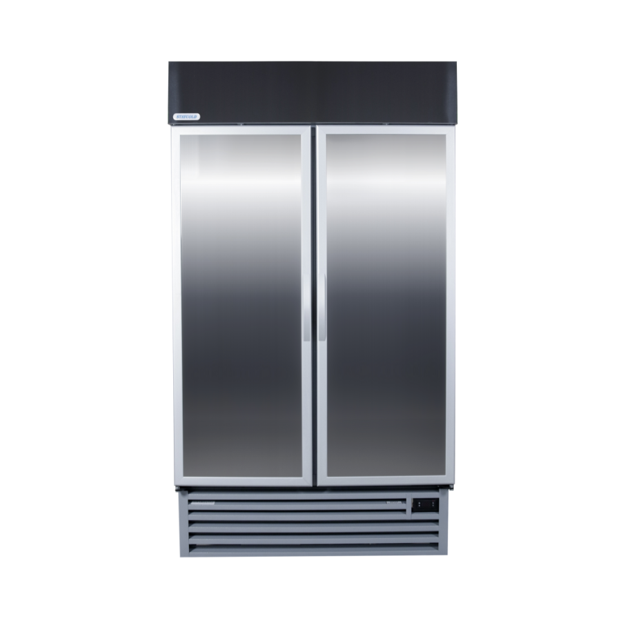 Staycold Double Solid Hinged Door Upright Cooler - SHD1140